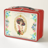 ヴィンテージフランスの弁当箱 メタルランチボックス (正面)