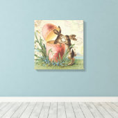 ヴィンテージフランスの復活祭 キャンバスプリント (インサイチュ (ウッドフロア))