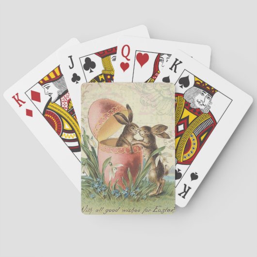 ヴィンテージフランスの復活祭 トランプ (裏面)