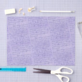 ヴィンテージフランスの文字 薄葉紙 (クラフト)