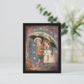 ヴィンテージフランスの新年 シーズンポストカード (スタンド正面)