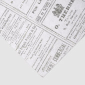 ヴィンテージフランスの新聞広告の切り離 薄葉紙 (詳細)