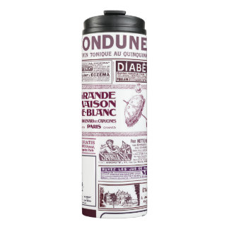 ヴィンテージフランスの新聞広告1910 タンブラー