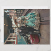 ヴィンテージフランスの旅行ネズミスクラップブック紙 (裏面)