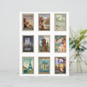 ヴィンテージフランスの旅行ポスタフェイクンプパリ (スタンド正面)