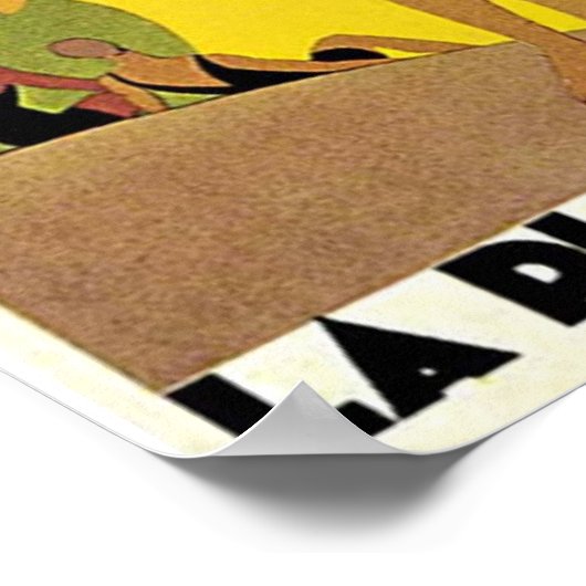 ヴィンテージフランスの旅行ポスター ポスター (角)