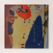 ヴィンテージフランスの旅行広告 ジグソーパズル (横)