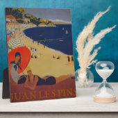 ヴィンテージフランスの旅行広告 フォトプラーク (側面)