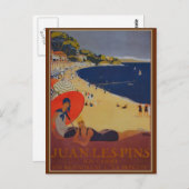 ヴィンテージフランスの旅行広告 ポストカード (正面/裏面)