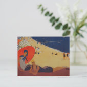 ヴィンテージフランスの旅行広告 ポストカード (スタンド正面)