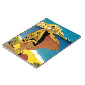 ヴィンテージフランスの旅行 ノートブック (左側)