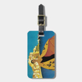 ヴィンテージフランスの旅行 ラゲッジタグ (正面縦)