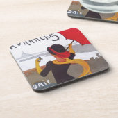 ヴィンテージフランスの旅行Ad 1910 コースター (左側)