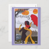 ヴィンテージフランスの旅行Ad 1910 シーズンポストカード (正面/裏面)