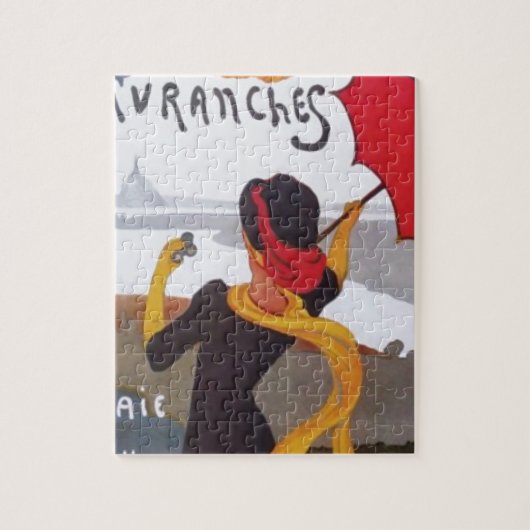 ヴィンテージフランスの旅行Ad 1910 ジグソーパズル (縦)