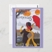 ヴィンテージフランスの旅行Ad 1910 ポストカード (正面/裏面)