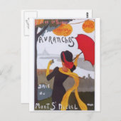 ヴィンテージフランスの旅行Ad 1910 ポストカード (正面/裏面)