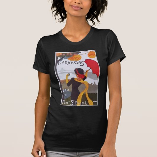 ヴィンテージフランスの旅行Ad 1910 Tシャツ (正面)