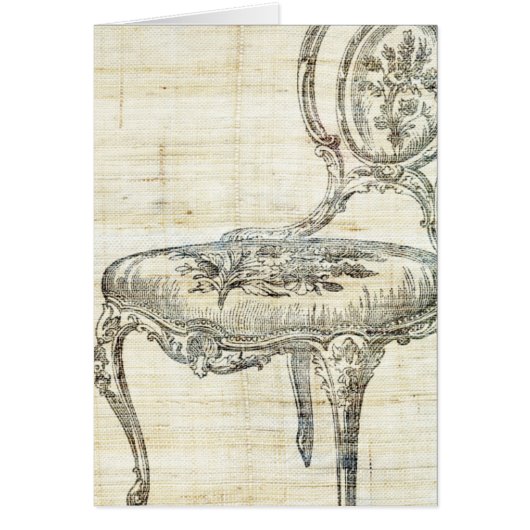 ヴィンテージフランスの椅子2 (正面)