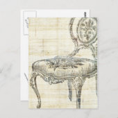 ヴィンテージフランスの椅子2 ポストカード (正面/裏面)