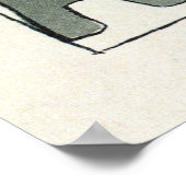 ヴィンテージフランスの歌手のユージェニー・ビュッフェ ポスター (角)