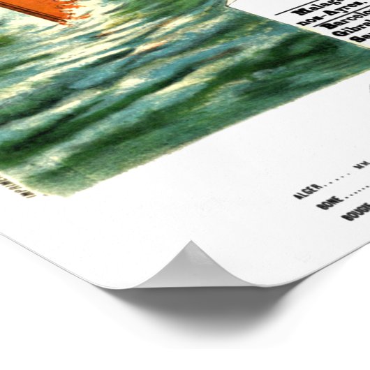 ヴィンテージフランスの海輸送旅行ポスター ポスター (角)