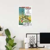 ヴィンテージフランスの海輸送旅行ポスター ポスター (ホームオフィス)