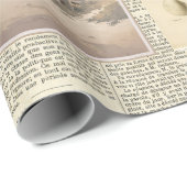 ヴィンテージフランスの海辺コラージュ ラッピングペーパー (ロールコーナー)