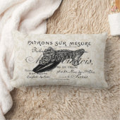 ヴィンテージフランスの用枕 ランバークッション (ブランケット)