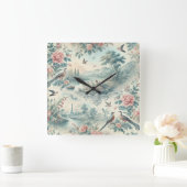 ヴィンテージフランスの病 スクエア壁時計 (ホーム)