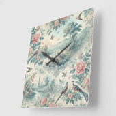 ヴィンテージフランスの病 スクエア壁時計 (傾斜)