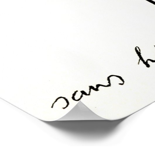 ヴィンテージフランスの目隠し女性 ポスター (角)