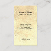 ヴィンテージフランスの省肘掛け椅子アンティーク業者 名刺 (裏面)