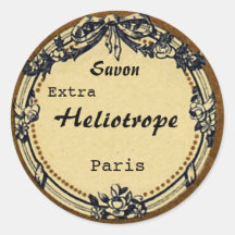 ヴィンテージフランスの石けんラベル – 円