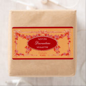 ヴィンテージフランスの石けんラベル – 長方形 ラベル (インサイチュ)