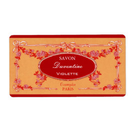 ヴィンテージフランスの石けんラベル – 長方形 ラベル