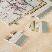 ヴィンテージフランスの素晴らしレイクス・カナダ/アメリカの地図 ジグソーパズル (側面)