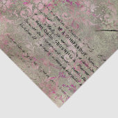 ヴィンテージフランスの紫インスパイア/銀ティッシュペーパー 薄葉紙 (詳細)