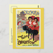 ヴィンテージフランスの缶踊り ポストカード (正面/裏面)