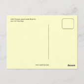 ヴィンテージフランスの缶踊り ポストカード (裏面)