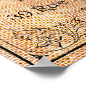 ヴィンテージフランスの美しい標識 ポスター (角)