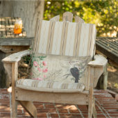 ヴィンテージフランスの腰クッション アウトドアクッション (椅子)