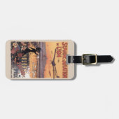 ヴィンテージフランスの航空荷物タグ ラゲッジタグ (正面横)