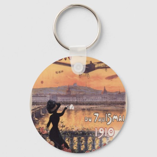ヴィンテージフランスの航空 キーホルダー (正面)