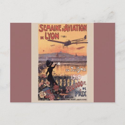 ヴィンテージフランスの航空 ポストカード (正面)