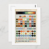 ヴィンテージフランスの色スペクトル ポストカード (正面/裏面)