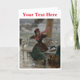 ヴィンテージフランスの芸術 サンキューカード