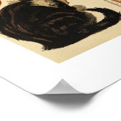 ヴィンテージフランスの茶とホットココア広告ズ ポスター (角)