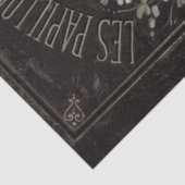 ヴィンテージフランスの蝶の切り離 薄葉紙 (詳細)