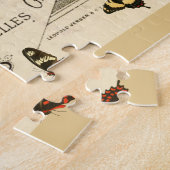 ヴィンテージフランスの蝶の広告, Vs 2 ジグソーパズル (側面)